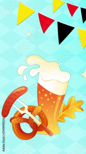 Oktoberfest Background Vertical