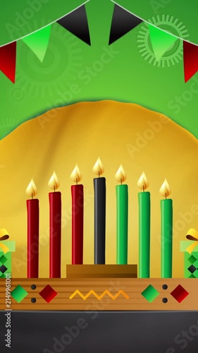 Vertical Kwanzaa