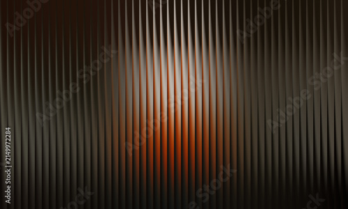 Soft vertical stripes pattern with glowing orange light for architectural studio backdrop.