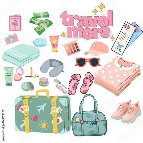 Travel essentials set
