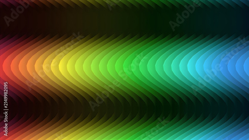 Abstract colorful wavy lines pattern with a smooth gradient effect on a dark background for modern graphic design and digital art projects