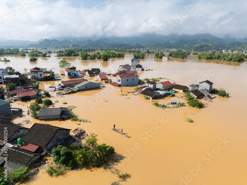 Severe Flooding in That Khe, Lang Son, Vietnam