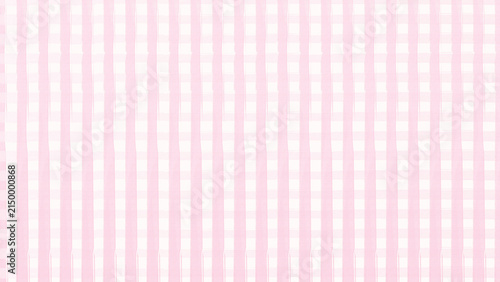 Soft pink gingham fabric texture repeating pattern background with checkered background material wallpaper tablecloth homeware creative decorative wrapping backdrop seamless template