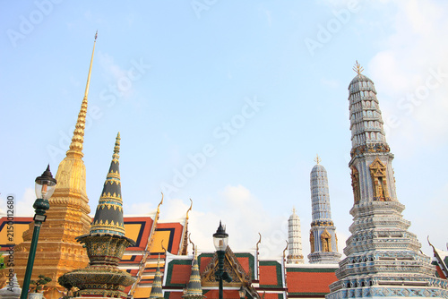 Beautiful Architecture inside the Grand Palace, Bangkok, Thailand