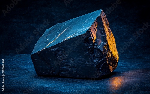 Dark stone, dramatic lighting