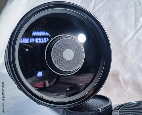 A 500mm mirror SLR camera lens