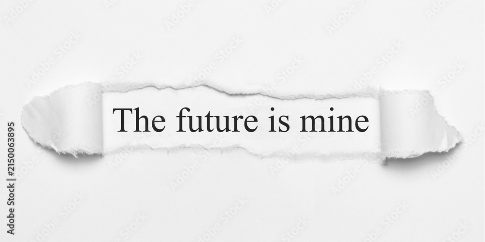 Obraz premium The future is mine