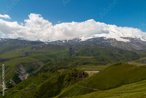 Beautiful view of Mount Elbrus