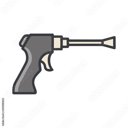 Bild auf Leinwand Spray gun icon