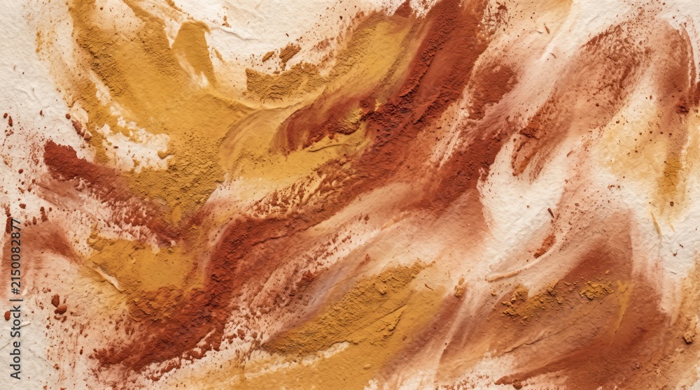 Obraz premium Rust orange abstract paint swirl texture for artistic backdrop