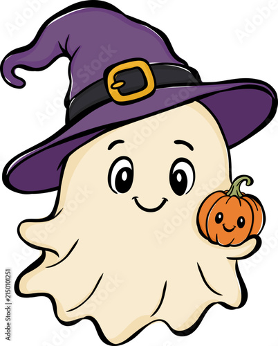 Cute Halloween Pets Clipart Set with Ghost, Black Cat, Dachshund Vampire and Jack O Lantern Pumpkins
