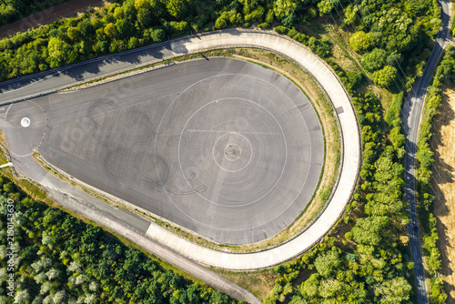 Vehicle Testing Facility at Millbrook Proving Ground During a Sunny Summer Afternoon