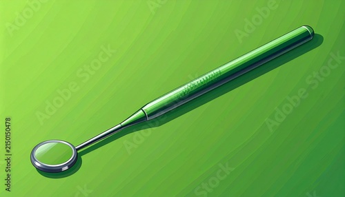 Stainless Steel Medical Otoscope with Magnifying Lens.