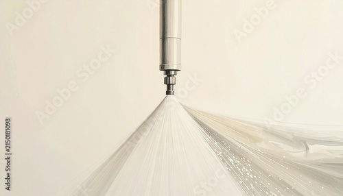 Industrial CNC Milling Machine Cutting Metal Precision.