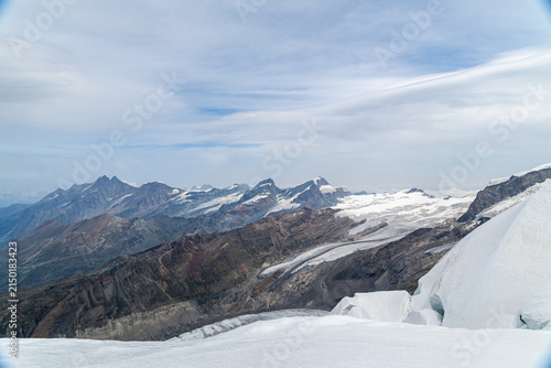 Breithorn Summit Ascent Glacier View in Zermatt