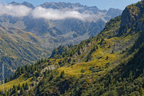 Belledonne meadows, slopes and peaks