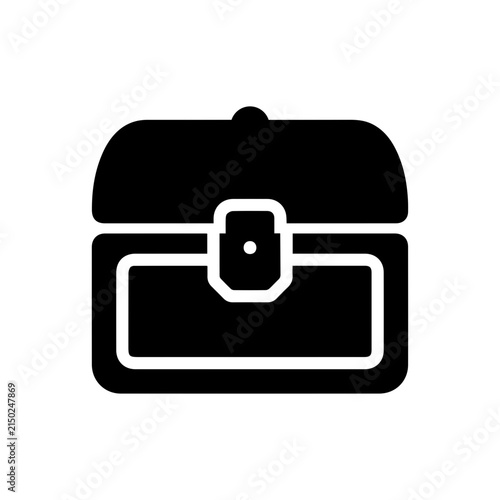 Treasure Chest Icon Representing Hidden Wealth Adventure Discovery And Valuable Rewards Vector illustration