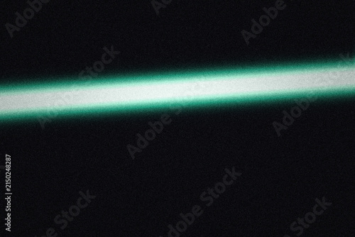 Mint grainy gradient background, dark abstract backdrop with glowing light beam and noise grain texture, modern minimal design with copy space