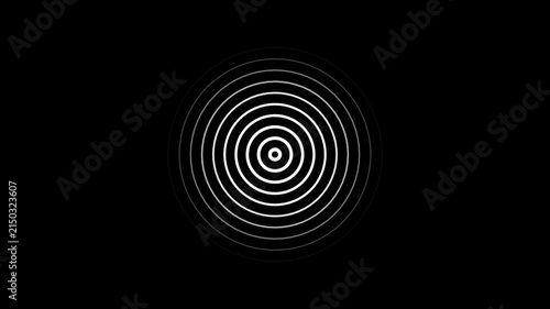 Radio waves background animation and Expanding arc waves motion graphics .Radio wave signal technology video concept