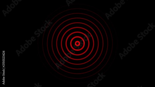 Radio waves background animation and Expanding arc waves motion graphics .Radio wave signal technology video concept