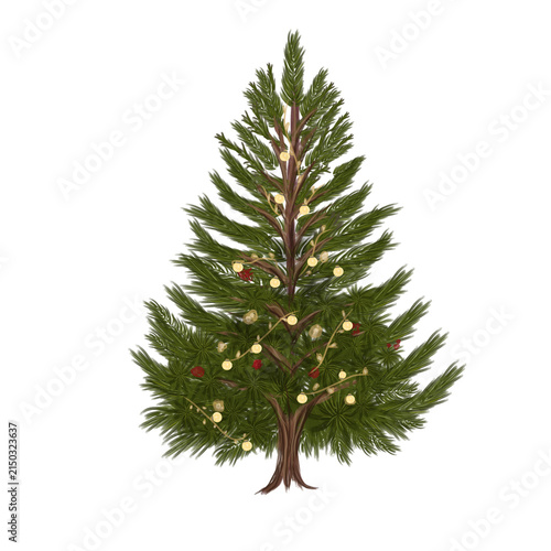 Simple Evergreen Christmas Tree