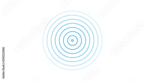 Radio waves background animation and Expanding arc waves motion graphics .Radio wave signal technology video concept