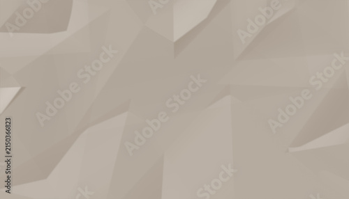 Foto Abstract geometric background with triangular polygons in light beige color