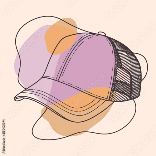 vector illustration of hats