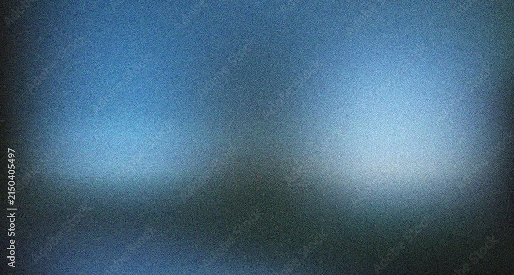 Fototapeta premium Mysterious atmospheric gradient featuring deep blue tones and two soft luminous light sources