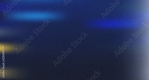 Cuadro en lienzo Deep blue grainy light streaks creating an atmospheric and mysterious digital ef