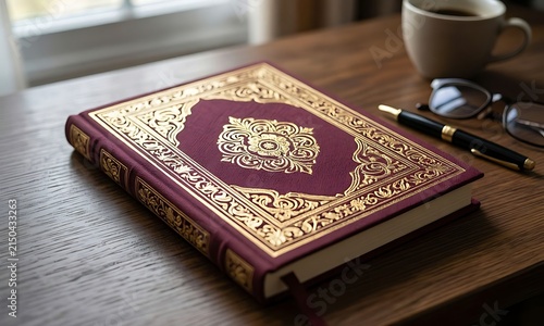 old book and glasses