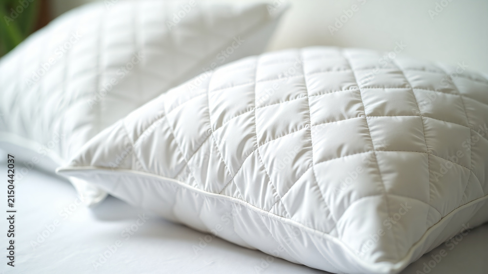 Fototapeta premium Quilted Pillow Surface for Marketing Text