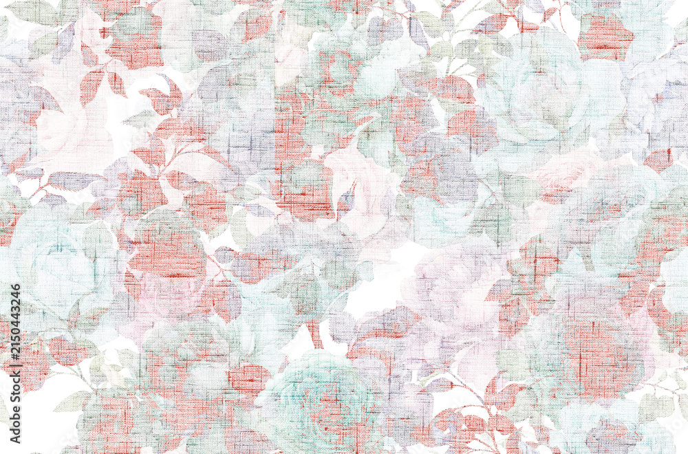 Naklejka premium seamless floral pattern
