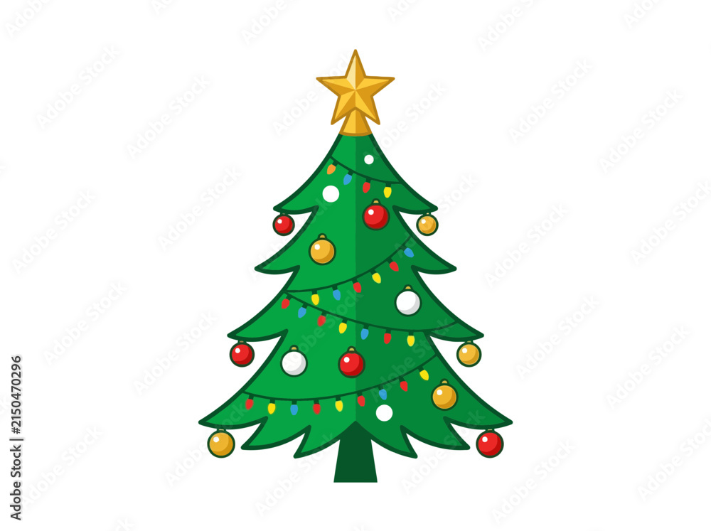 Fototapeta premium Dynamic Christmas Tree Premium Digital Asset