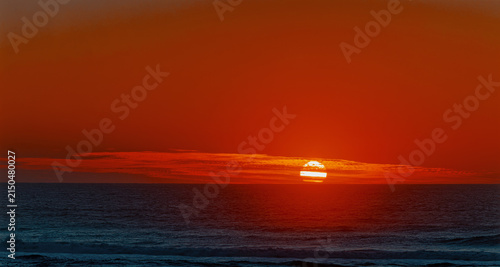 Waldport Sunset Over the Pacific