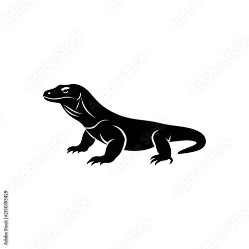 Black and white silhouette of a running horse 2.