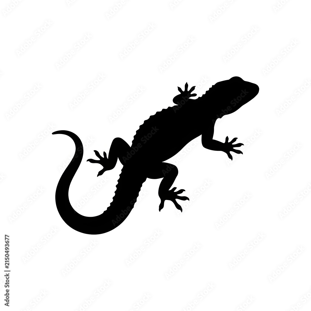 Obraz premium Black silhouette of a flying bat against a white background.