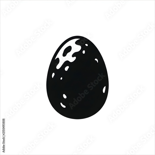 Black and white soccer ball on white background.