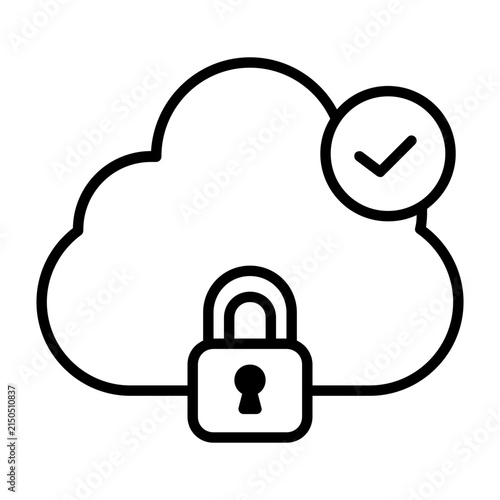 cloud security icon