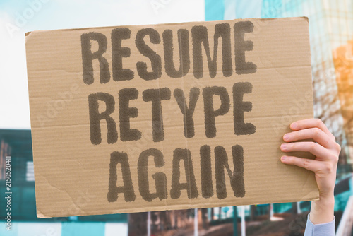 Konstfotografi "Resume retype again" Uploading and then manually entering the same data is draining