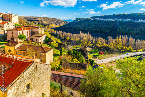 The charming town of Sepulveda, province of Segovia, Spain, Europe