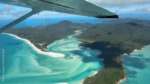 Aerial view of the Whitsunday Islands in Queensland