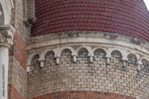 The exterior architectural structure of the Western Cathedral of the Catholic Diocese of Tianjin