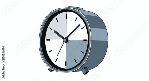 Close-up view of a modern silver wristwatch.