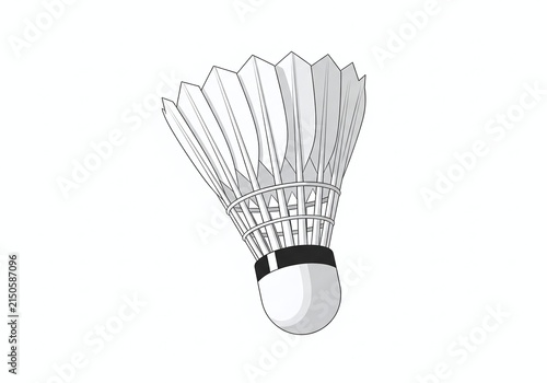 White pleated paper party fan decoration.