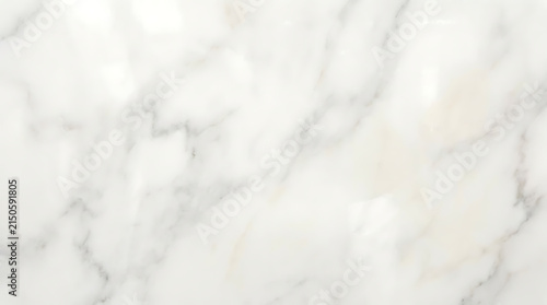 White marble background texture with gray veins