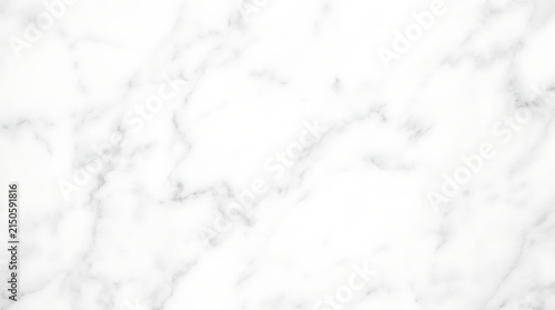White marble texture background with gray veins for design