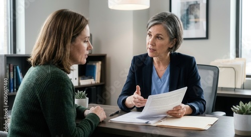 Professional Consultation In A Modern Office Setting