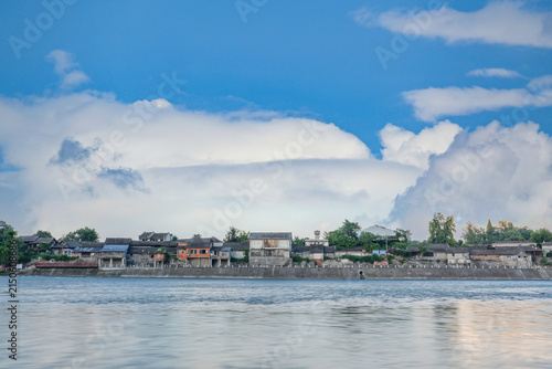 Scenery of Yuantong Ancient Town Chongzhou Chengdu Sichuan China