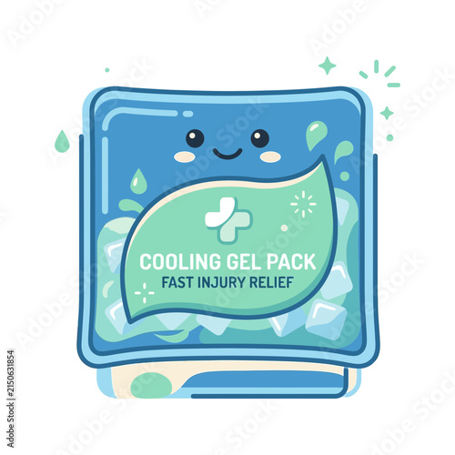 Cute Cooling Gel Pack for Fast Injury Relief